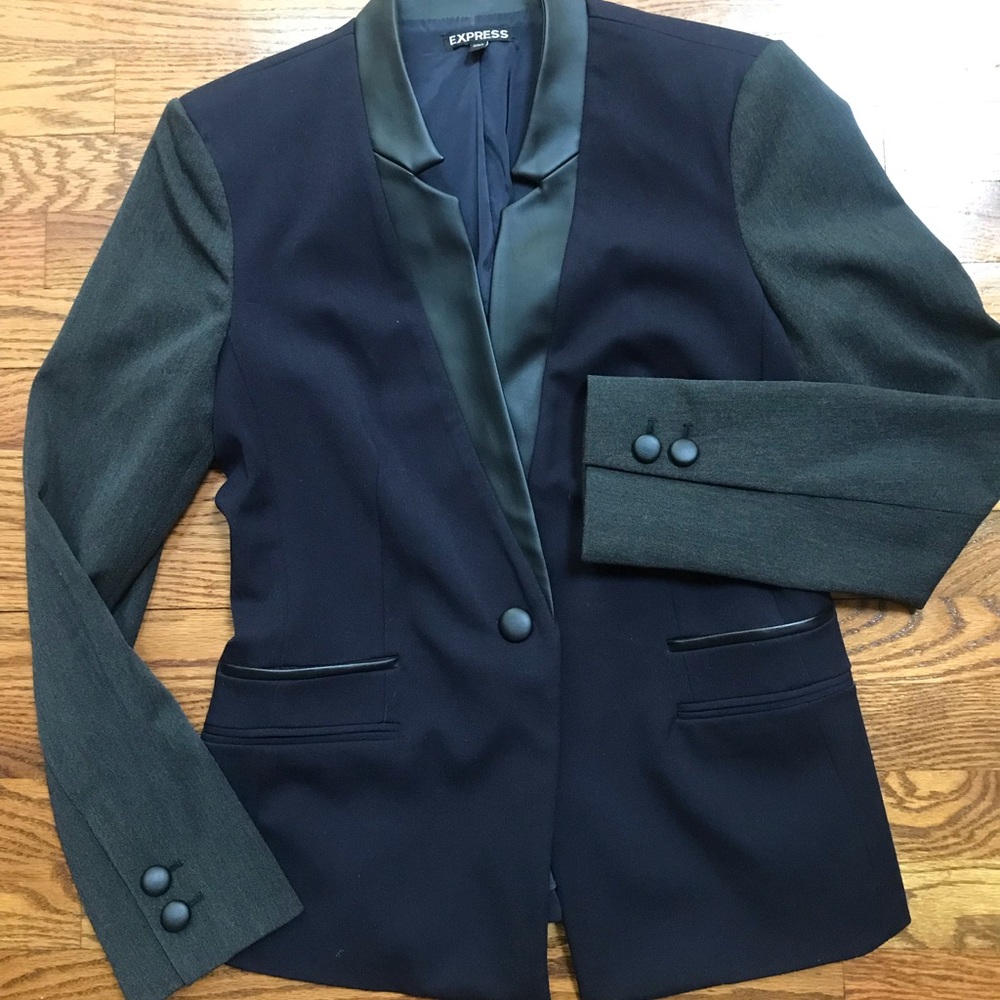 Express fitted blazer.